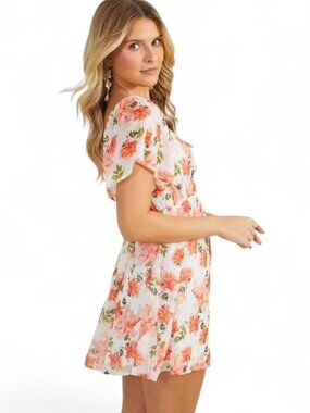 Altar'd State Clementine Shimmer Mini Dress